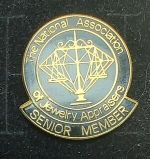 National Association of Jewelry Appraisers Senior Member Lapel Pin